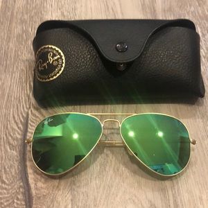 Ray Ban Reflective Aviators
